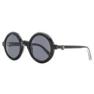 Moncler Orbit Round Sunglasses ML0261 01A Black 50mm