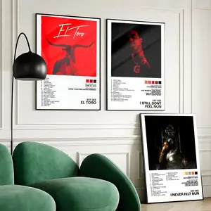 E-EST Gee Album Poster HD Waterproof Peel & Stick Wall Art Sticker Poster, Self Adhesive Wall Decor, Fade Resistant High Definition Print, Easy Apply & Remove, Modern Room Decor for Living Room Bedroom Office Bar Apartment, Multi Sizes