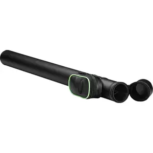 212 MAIN Q-Vault Supreme Trim Pool Cue Stick Case, Black & Green