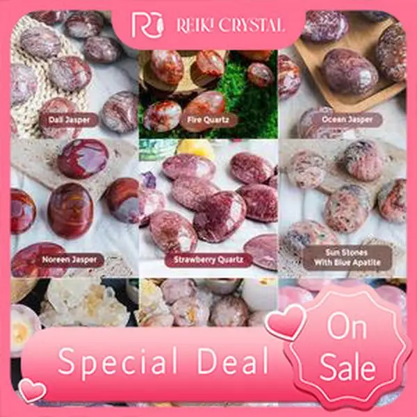 Natural Crystal Palm Stone Collection