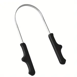 1pc Tongue Scraper, Tongue Scraping Tool, Reduce Bad Breath For Oral Care, Stainless Steel Tongue Cleaners, Mental Tongue Cleaning Tools For Adults