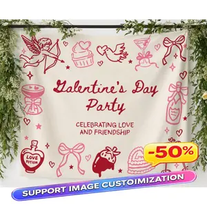 Galentines Day Decorations, Valentines Day Party Banner, Valentine bachelorette Sign