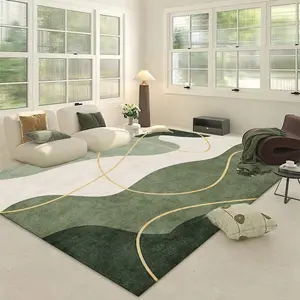 Boho Style Geometric Pattern Rug, Modern Geometric Rug, Decorative Area Rug, 1 Count Non-slip Washable Floor Mat, Decorative Carpet for Home Living Room Bedroom Hotel Dormitory