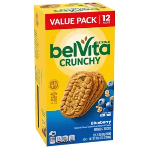 Blueberry Breakfast Biscuits, Value Pack, 12 Packs (4 Biscuits Per Pack)