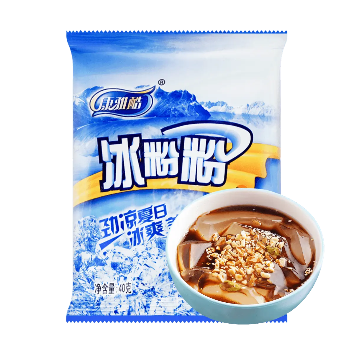 KANGYAKU Ice Jelly Powder 5-Pack Bulk - Original Flavor DIY Dessert Mix for Easy Sweet Treats