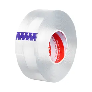 Nano tape heavy-duty double-sided adhesive tape, washable and removable, suitable for indoor and outdoor walls, kitchen and bathroom carpet fixation, office supplies, party decoration items, holiday decorations