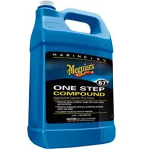 212 MAIN Meguiars 1 gal Marine 1-Step Compound - Hand/Machine Usable, Aggressive Cut, Gel Coat Safe, Oxidation Fix, Restores Gloss