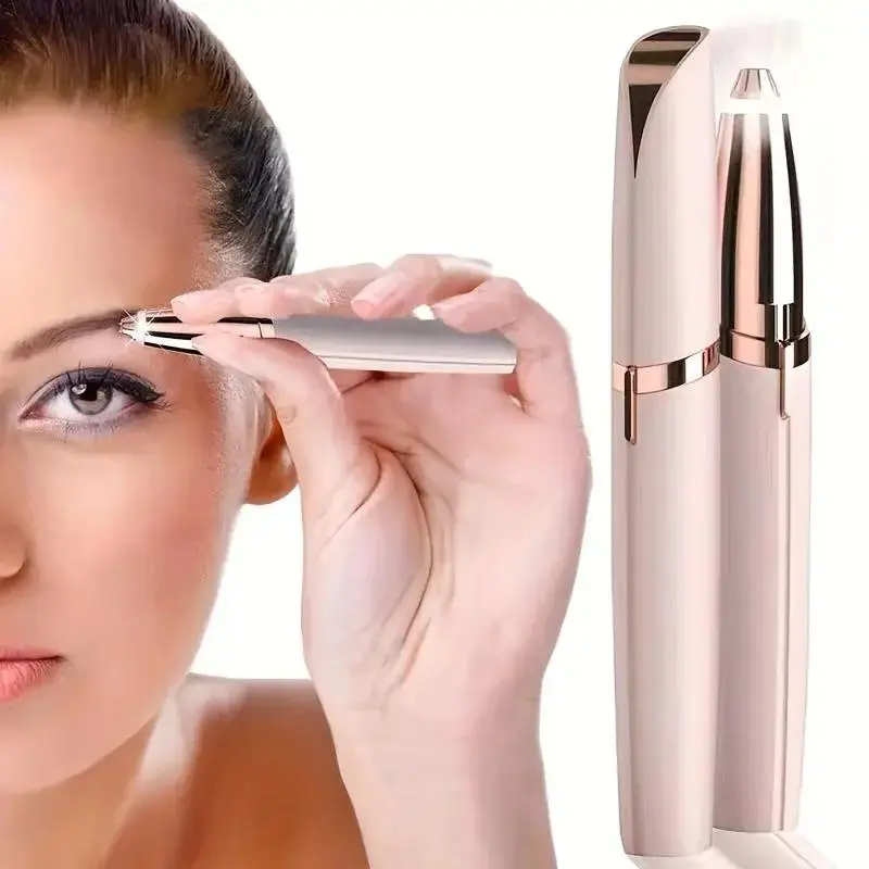 Electric Eyebrow Trimmer, Women's Brow Razor, Unisex Hair Removal Device, Automatic Eyebrow Groomer, Beauty Shaping Tool, Eyebrow Pen, Portable Eyebrow Trimmer, Eyebrow Razors, Eyebrow Shaper, Lightweight