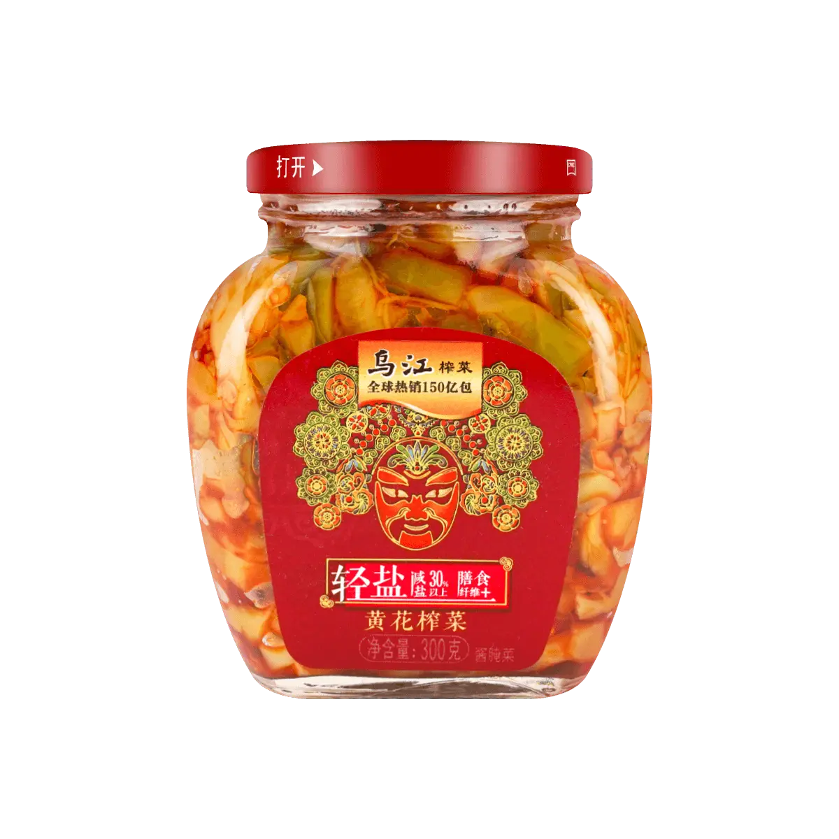 WUJIANG Fuling Pickled Vegetables 10.58oz Canned Yellow Flower Mix Side Dish