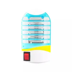 1/2/4PCS Indoor mosquito killer household electric mosquito fly trap plug-in mosquito killer lamp to eliminate flying insects