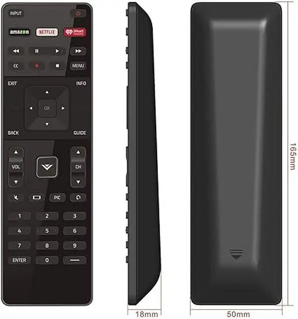 Universal XRT122 Replacement Remote fit for All VIZIO Smart TV D32-D1 D32H-D1 D32X-D1 D39H-D0 D40-D1 D40U-D1 D55U-D1 D58U-D3 D60-D3 D65U-D2 E32-C1 E32H-C1 E40-C2 E40X-C2 E43-C2 E48-C2 E50-C1 D40F-E1, Netflix, Hot Keys