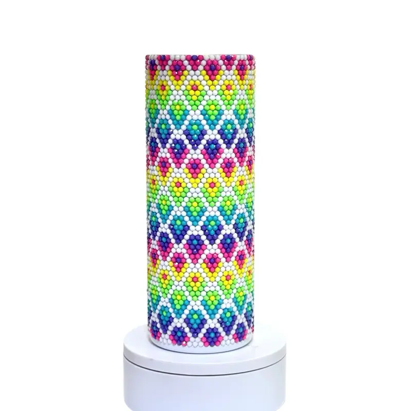 20 oz Rhinestone Water Bottle, Gradient Color Drinkware with Sparkling Rhinestones for Stylish Hydration, Kitchenware Bottles, Water Bottles