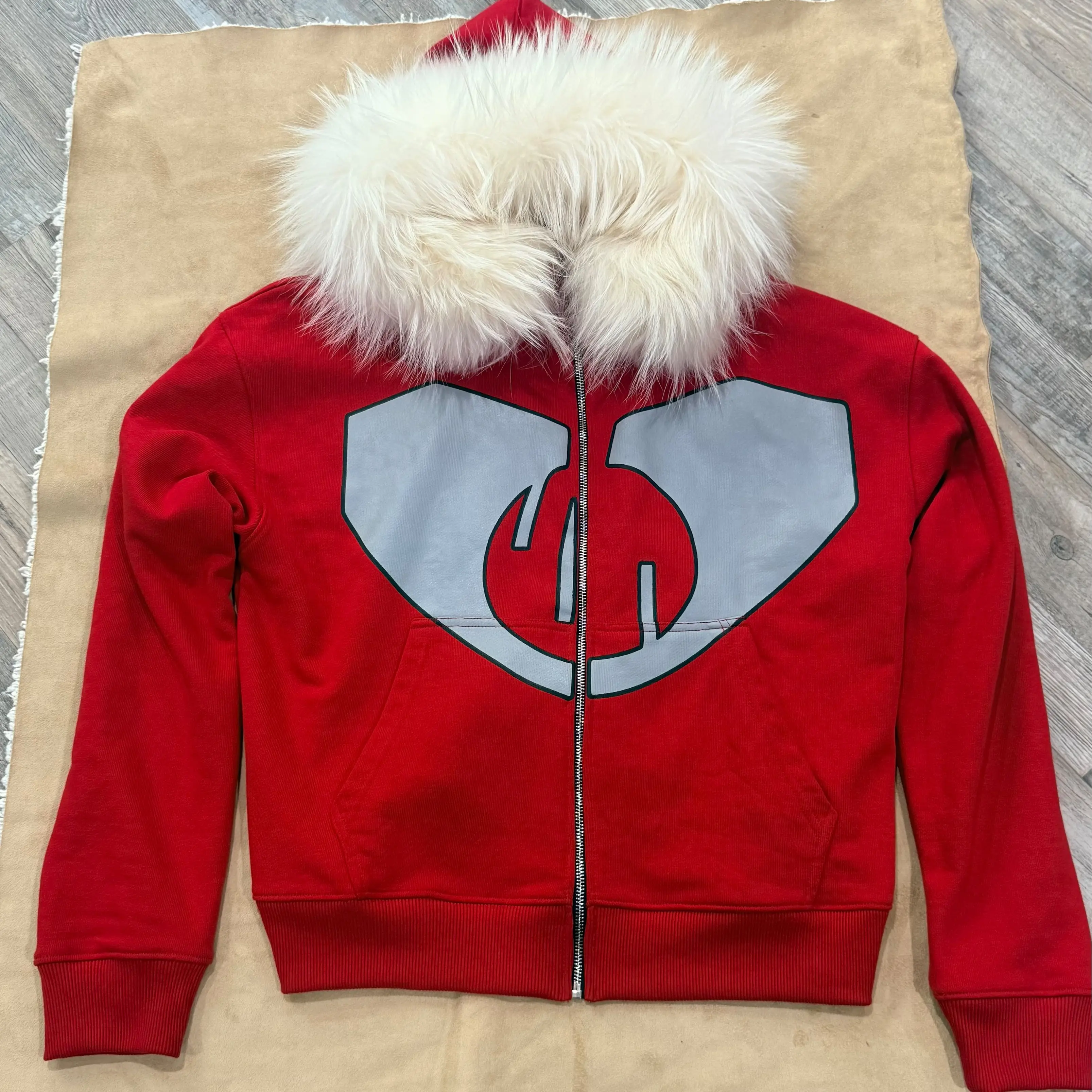 YnThragg jacket with battle beast hood