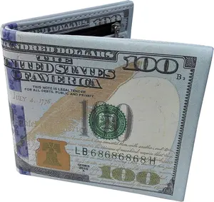 Omoft US Dollar Bifold Wallet for Men & Women - PU Leather Billfold with RFID, Coin Purse, 6 Card Slots - Stylish Holiday Gift