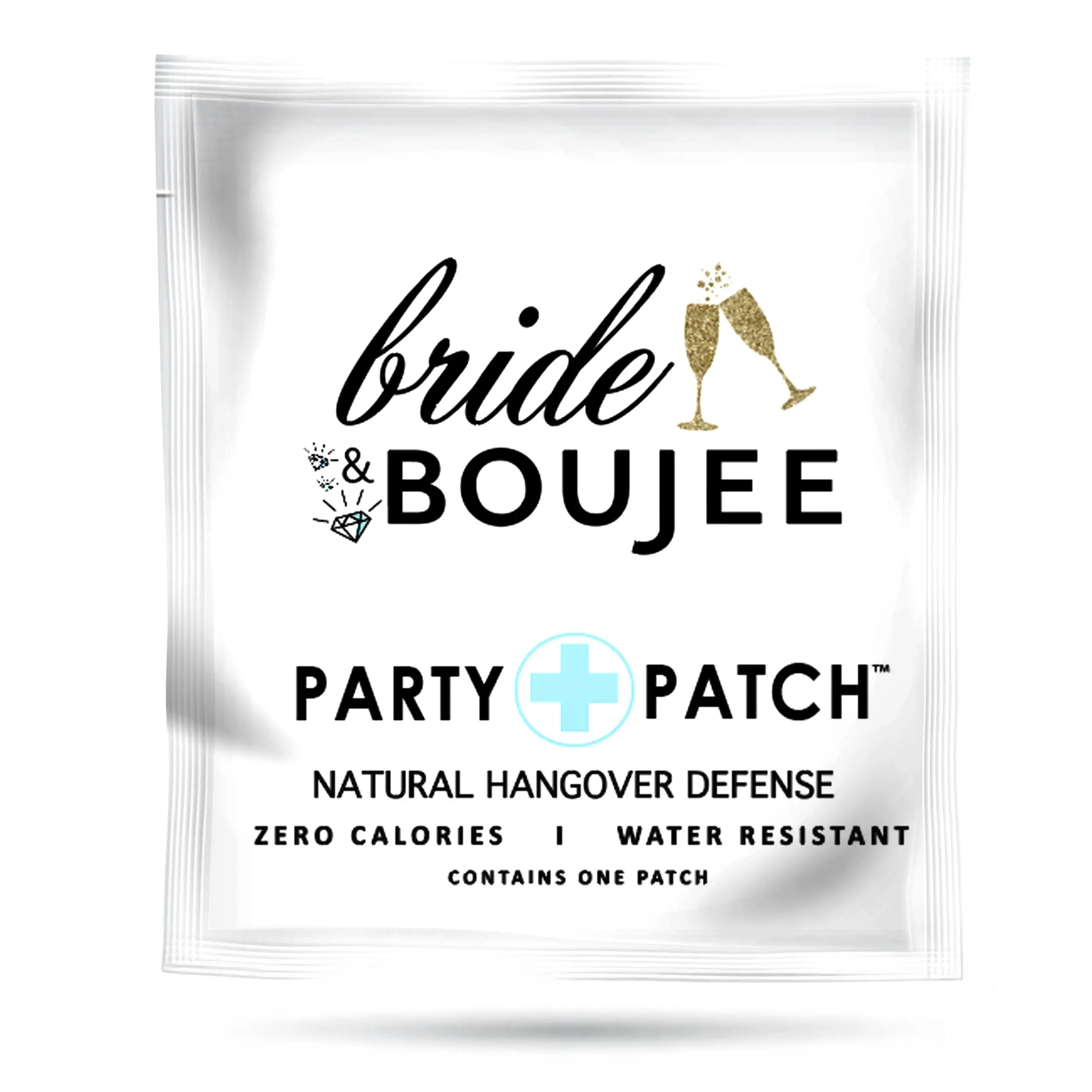 Party Patch - Bride Boujee Patch, Recovery Sticker, Party Attire Accessory for Celebrations and Nights Out