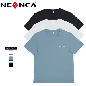 NEENCA Men's&Woman‘s  solid color sports T-shirt, sun protection, moisture wicking, breathable and cool, quick-drying short-sleeved T-shirt, sportswear, men's and women's fitness running sportswear, sportswear