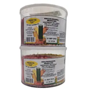 Velitas de leche y agua - gelatin gum jar with 180 pieces