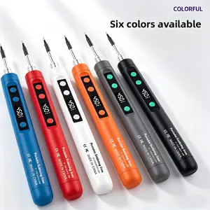 Wireless USB Rechargeable Soldering Iron Kit with Digital Display, Adjustable Temp Portable Welding Tool for DIY & Repair