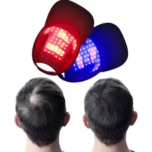 USB Rechargeable LED Hair Care Cap, Hands-Free Scalp Treatment, Solid Form, Ideal for Hair Growth, No Ca Prop 65 Listed