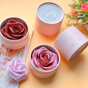 4-color 3D Rose Petal Blush Long Lasting Peach Glow Natural Floral Scent Silky Smooth Powder Romantic Rose Design Luxury Cosmetic Gift Lightweight Flower Makeup Powder light blush  pink satin