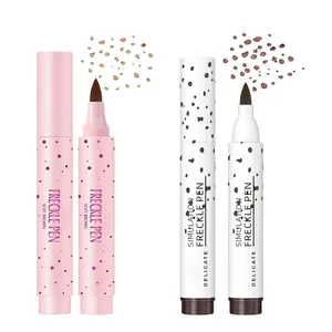 Pen, 4 Colors Kit - Natural Lifelike Faux Freckle Makeup Pen, Waterproof Long Lasting, Create Sunkissed Skin(4Pack)