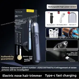 ose Hair Trimmer Scissors & Cleaner: German Craftsmanship Manual Nose Hair Trimmer for Men & Women – A Must-Have Tool