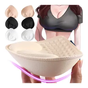 3D Removable Push Up Bra Pads Inserts Women Underwear Breast Lift Breathable Sponge Padded Bra Pad Lining Swimsuit Bra Insert