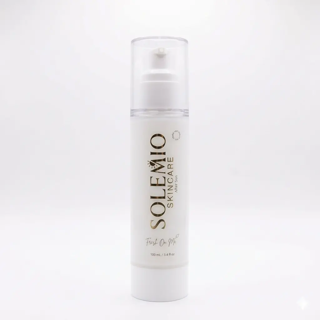 solemio skincare after sun gel cream fresh on me