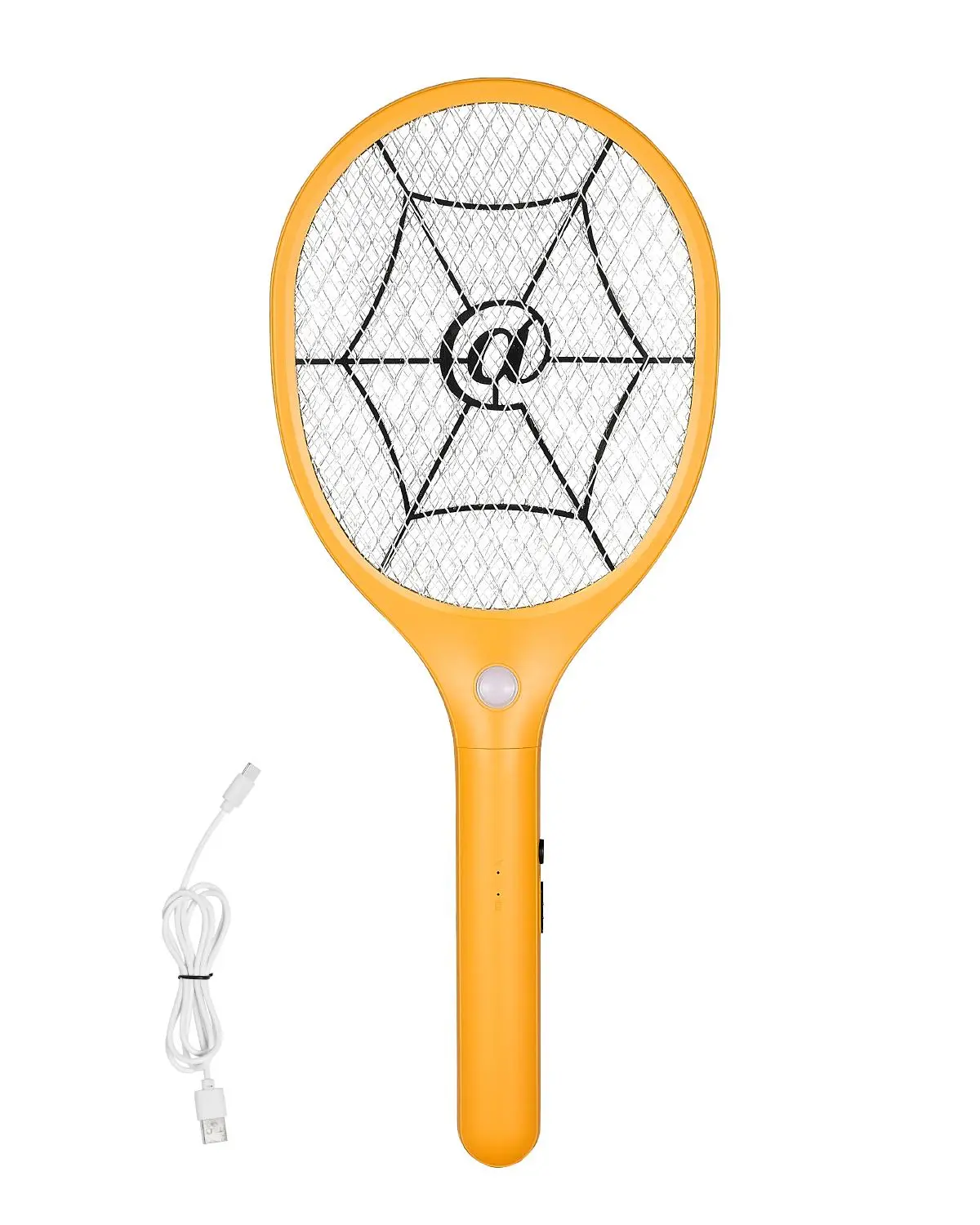 【DealsForYouDays】VEVOR Electric Fly Swatter, Zapper Racket with 3 Layers Mesh, Powerful Fly Killer Indoor & Outdoor with 500mAh Battery Rechargeable for Home, Bedroom, Kitchen and Patio, Yellow & Black