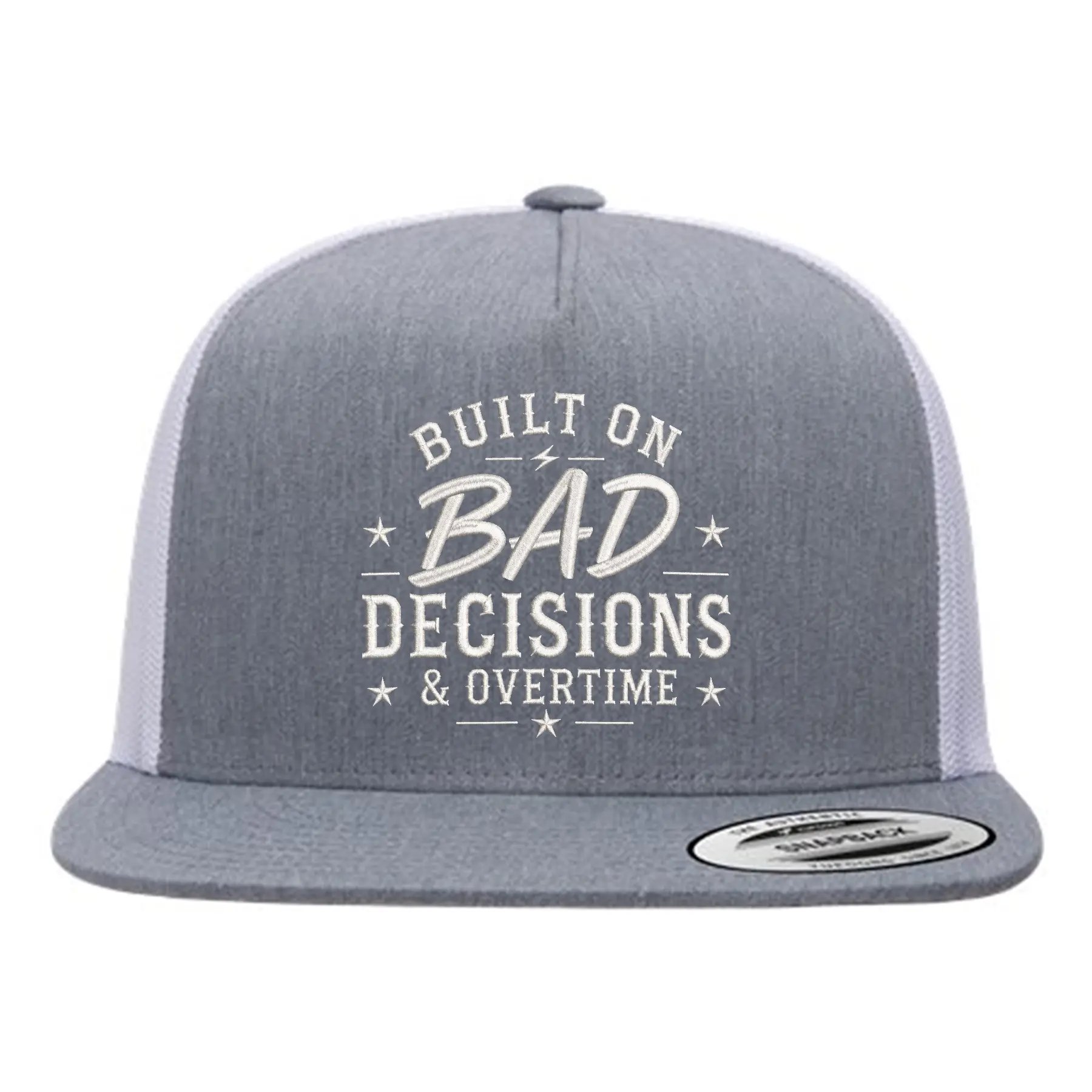 Built On Bad Decisions Embroidered Richardson Hat