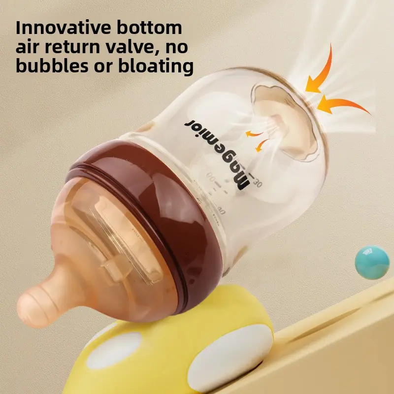 Newborn PPSU Bottle Shixi Same Style Baby Anti-Colic 0 to 3-6 Months Baby Anti-Choke Durable Bottle Newborn PPSU Bottle Shixi Same Style Baby Anti-Colic 0 to 3-6 Months Baby Anti-Choke Durable Bottle