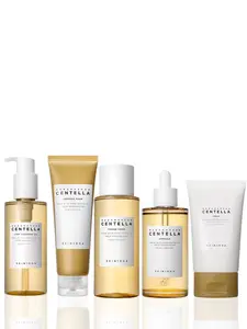 SKIN1004 Madagascar Centella Skincare Set - Regular size - Cleansing Oil, Foam, Toner, Ampoule & Cream for Skin Care
