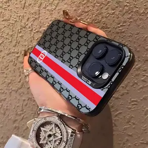 Luxury Fashion Brands Phone Case Suitable for iPhone 17 16e 16 15 14 13 12 11 Mini Pro Max Air X XR XSMAX 8 7 Plus Anti Fall Matte Back Cover