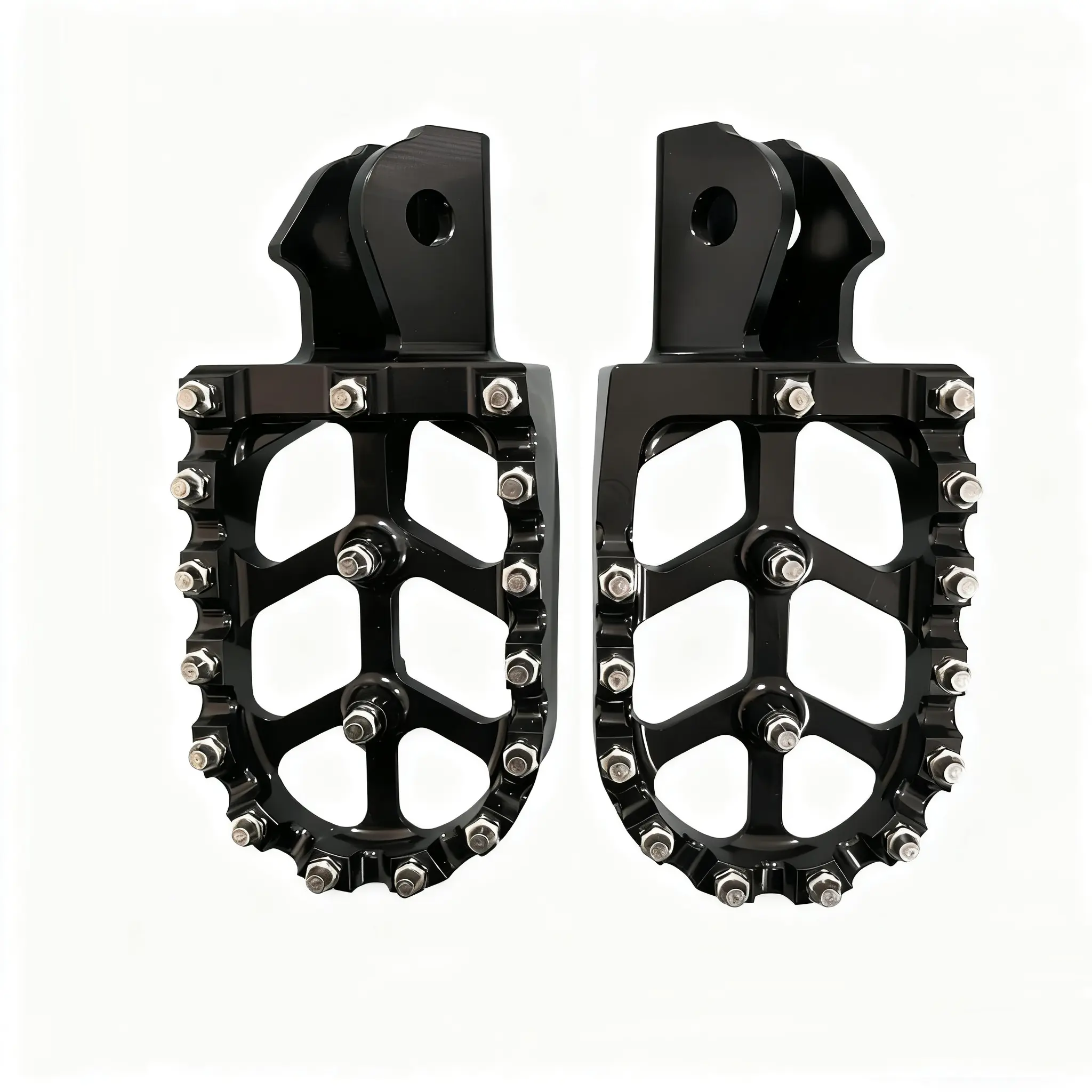 CNC Footpeg Motorcycle Foot Pegs for Surron Light Bee X S Foot Pedals Aluminum for Segway X160 X260, Dirt Ebike Foot Pegs for E Ride Pro SS, CRF150F CRF230F 03-19, CRF250F 19-24, XR150L 15-24, Motorcycle Modified Accessories, Gift