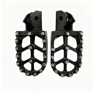 CNC Footpeg Motorcycle Foot Pegs for Surron Light Bee X S Foot Pedals Aluminum for Segway X160 X260, Dirt Ebike Foot Pegs for E Ride Pro SS, CRF150F CRF230F 03-19, CRF250F 19-24, XR150L 15-24, Motorcycle Modified Accessories, Gift