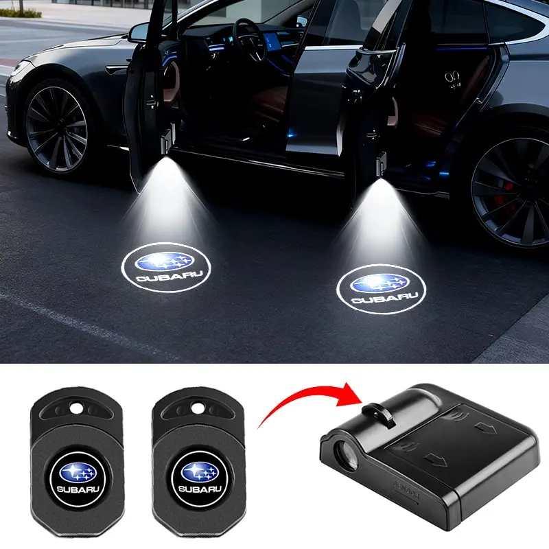 Subaru Car Door Welcome Lights, High-Definition Logo Projection, Fits Forester, Outback, Brz, Exterior Decoration Accessories