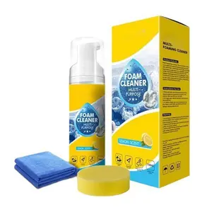 Gentle Formula Foam Cleaner, No Rinse Stubborn Stain Remover, Multi-Scene Use for Car Interior and Home, 150ML Capacity