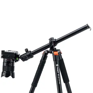 Fotopro 68 inch Camera 360 Horizontal Tripod Monopod with Center Column and Ball Head, Overhead Camera Tripod Mount for DSLR Camera, Video Camcorder, for Travel and Work