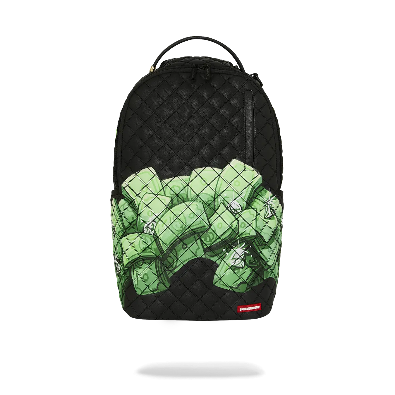 HAND-PAINTED QUILT SHARK BACKPACK