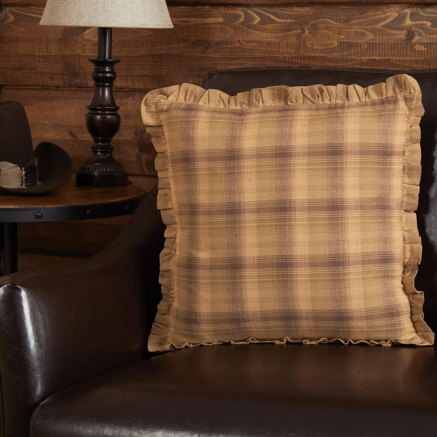 Preston Fabric Ruffled Pillow
