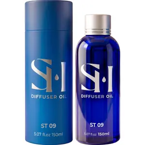 Santal ST09 Hotel Scent Diffuser Oil | 5.07 Fl oz (150 ml) - Waterless Diffuser Oil Refill & Highly Concentrated Fragrance Oil, Diffuser Oil Scents Luxury, Hotel Oil Diffuser