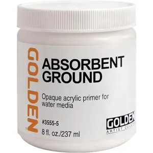 Absorbent Ground 8 fl. oz. Jar Professional Acrylic Ground Semi-Opaque