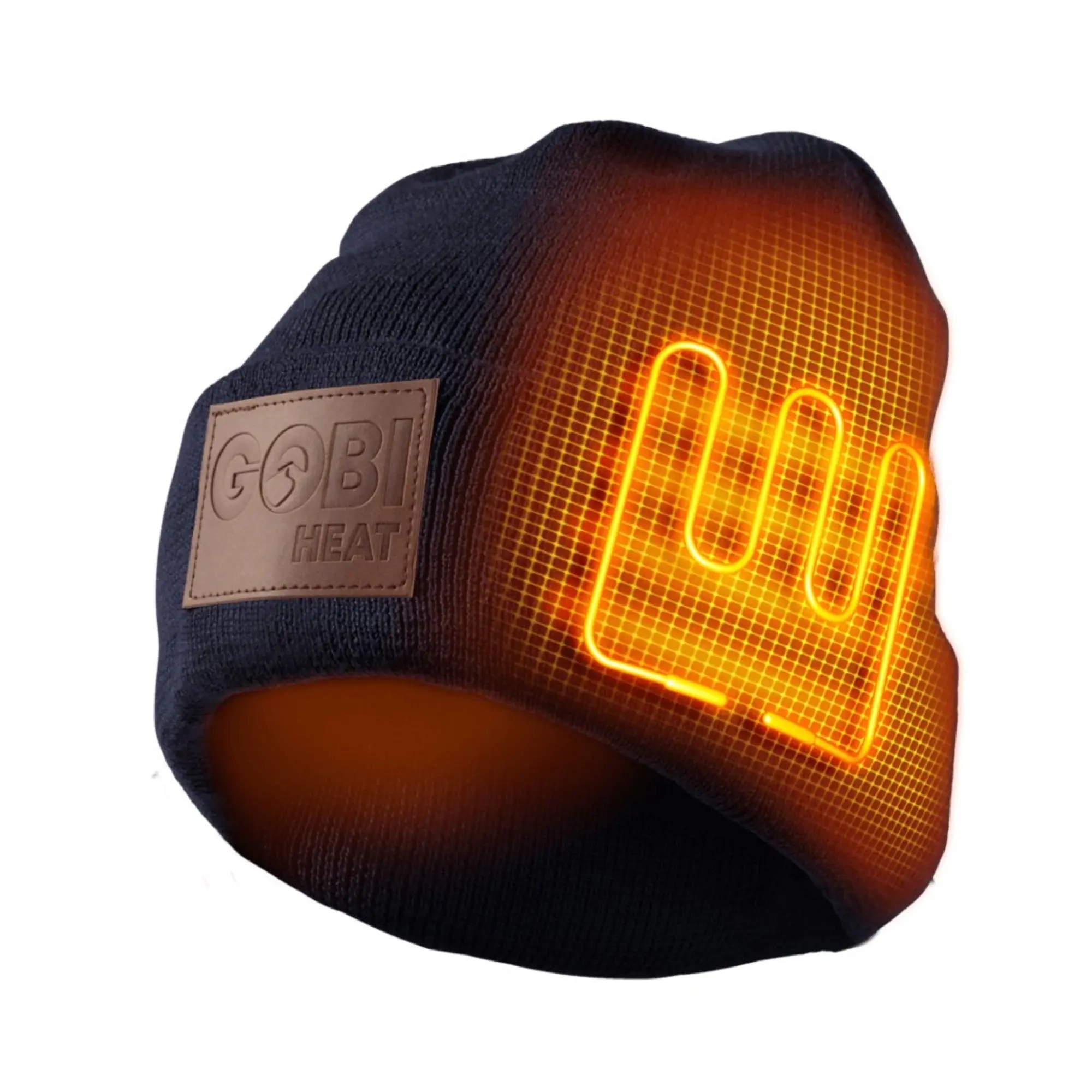 Summit Men's Heated Beanie, Thermal Hats for Cold Weather