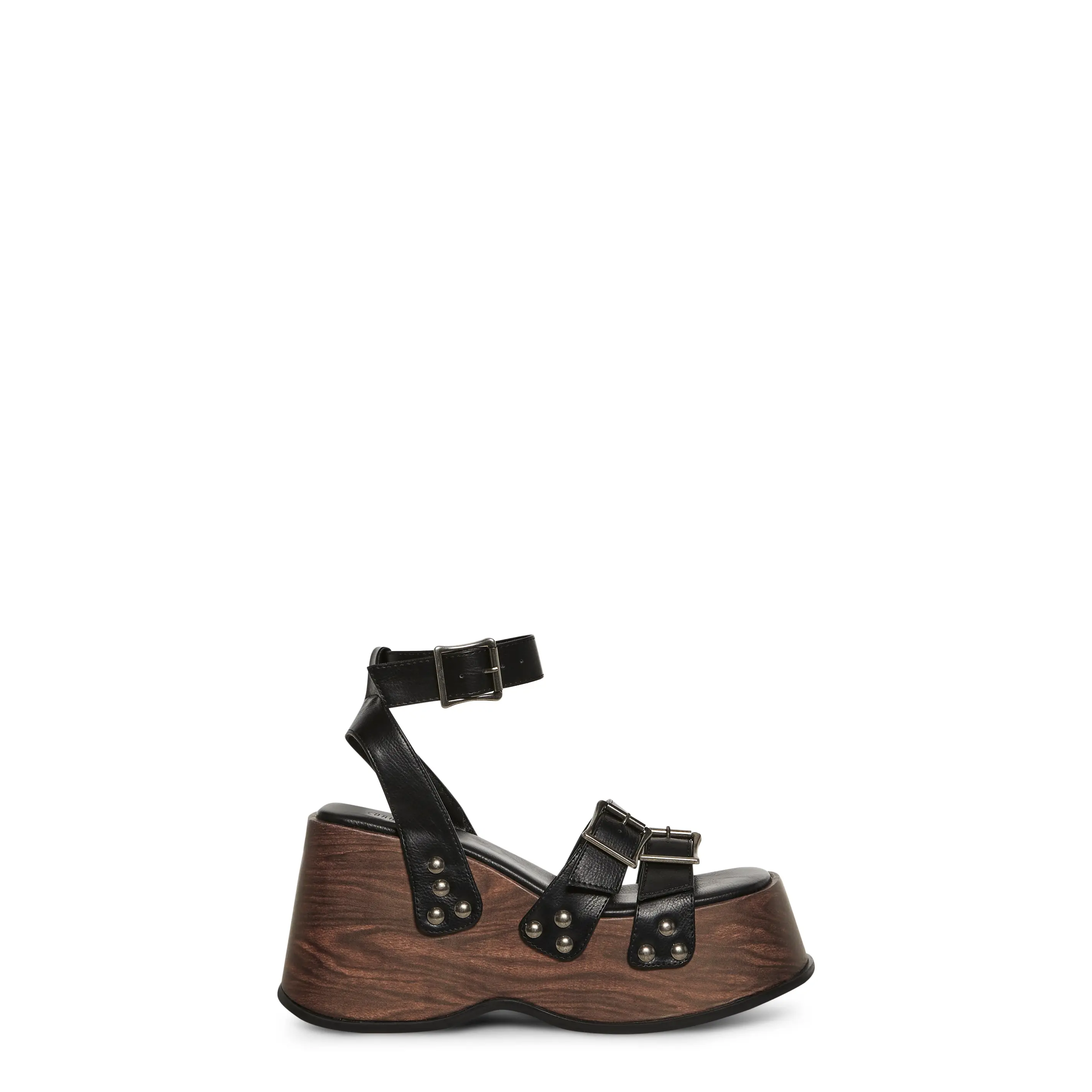 Summer Moves Platform Wedges - Black