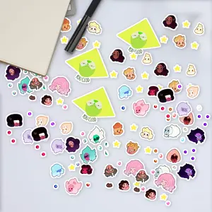 Stickers Pack 20 Pcs Steven Bike Vinyl Universe Guitar Colorful Laptop Bottle Luggage Aesthetic Waterproof Skateboard Water Car Bumper