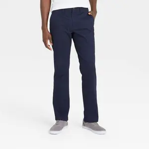 Goodfellow & Co Men's Mid Rise Straight Leg Slim Straight Chino Pants Stretch