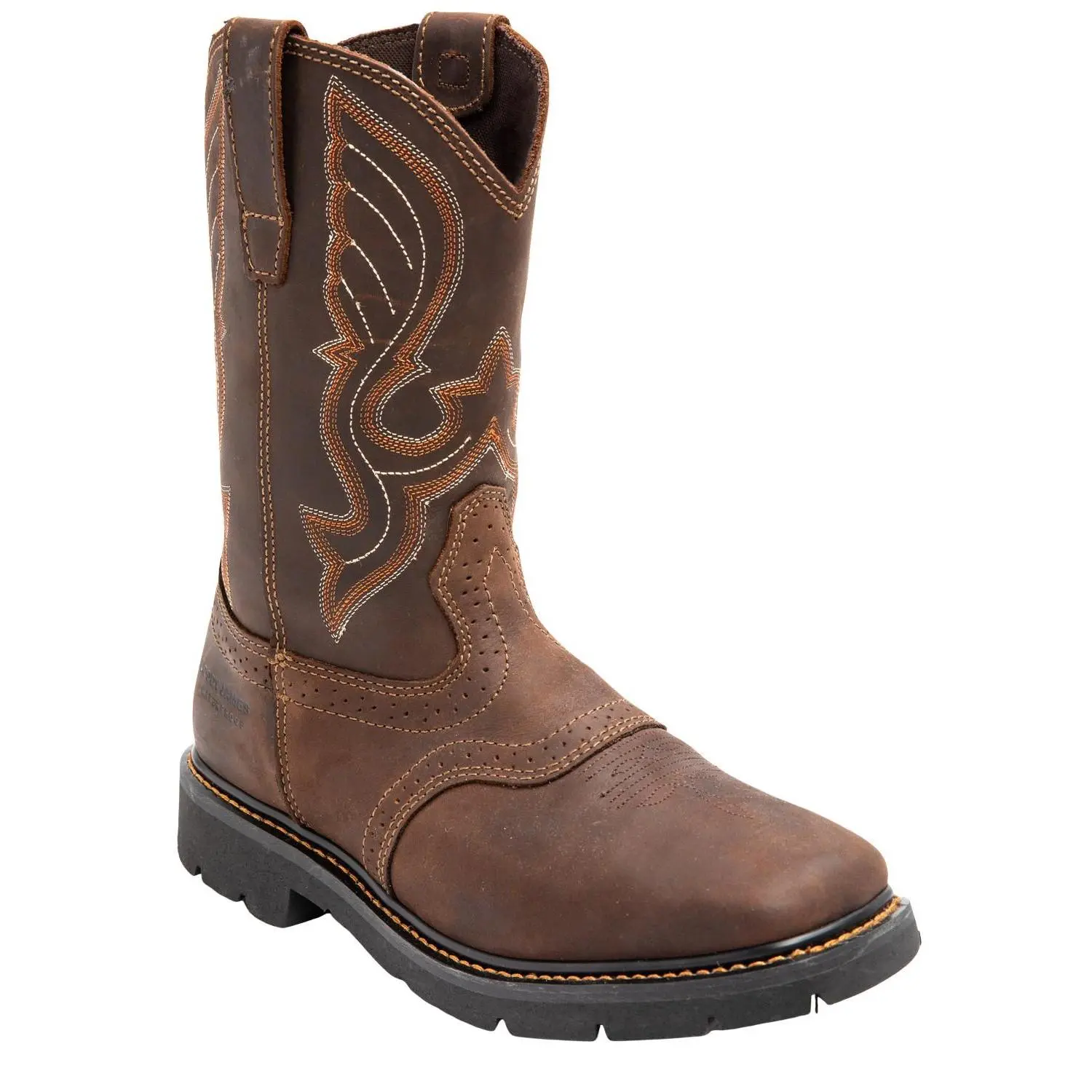 Cody James Men's Mustang Saddle Waterproof Western Work Boot Soft Toe - C9wr5