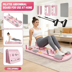 8-in-1 Multifunctional Foldable Stretch Board | Made of PP material, safe and reliable, resistant to deformation, stretches the body, home fitness equipment with resistance bands, birthday gift