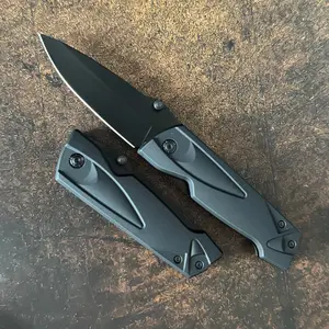 Lightweight Black Pocket Knife, XJ-211 Durable Stainless Steel Blade, Plastic Handle, Portable Folding Design, Outdoor Camping Survival EDC Knife for Self-Defense, Mulit Tool Folding Multi-Function Tactical Knife tactical camping survival Small Tool