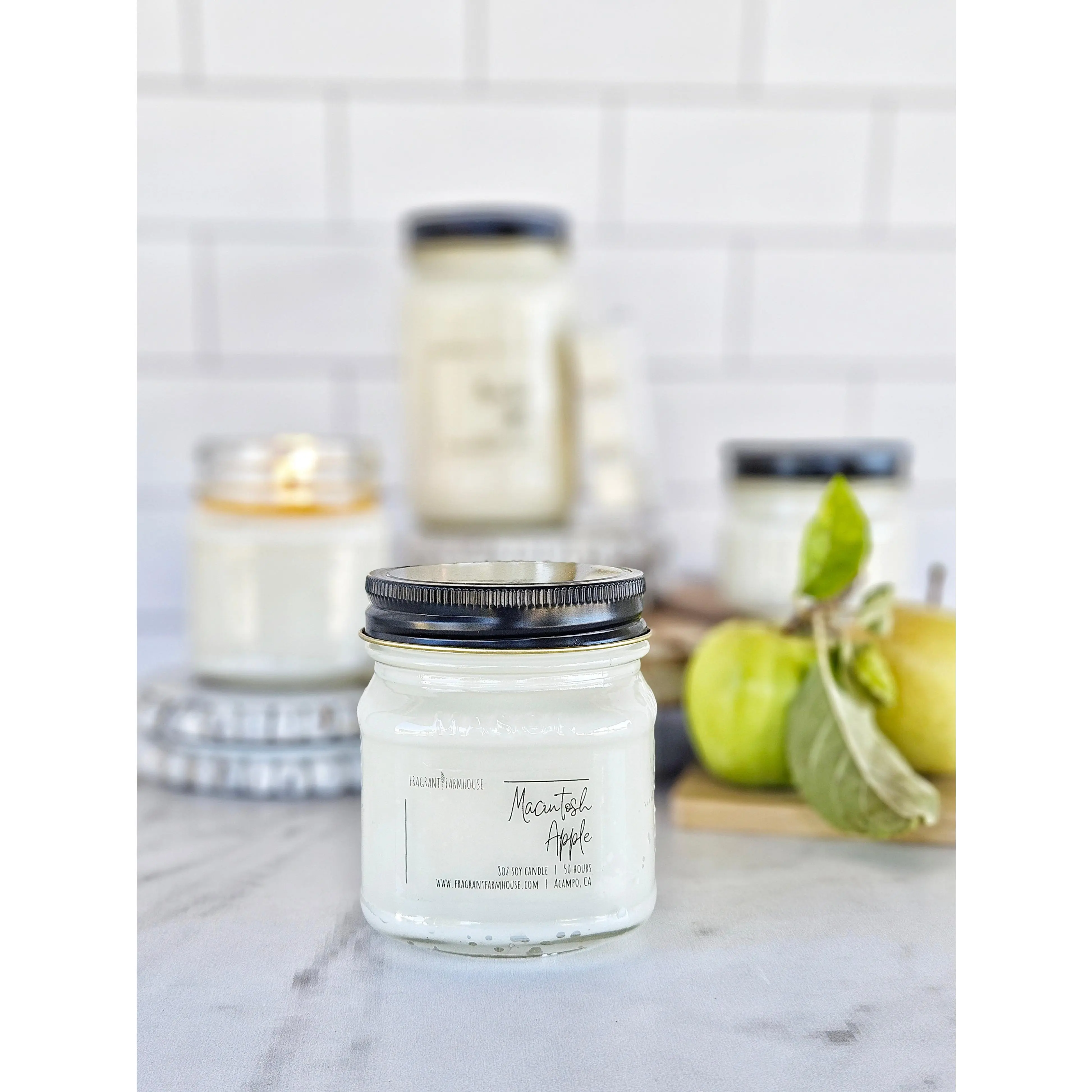 Macintosh Apple Soy Candle artisan candles